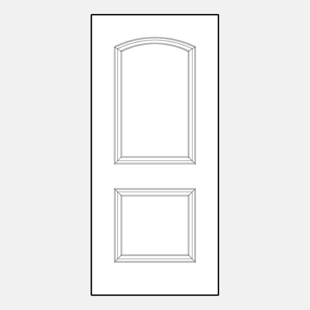 002C-437 Entry Door Style