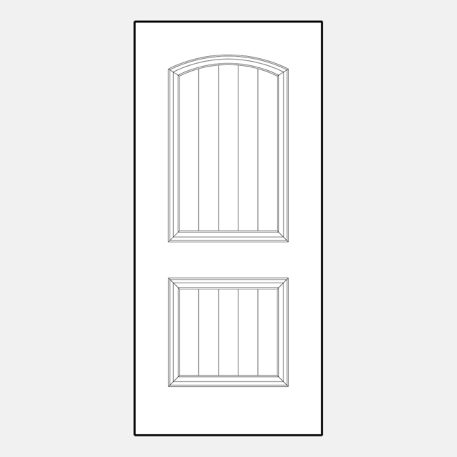 ProVia entrance door style 002CP-437, example of craftsman style front doors