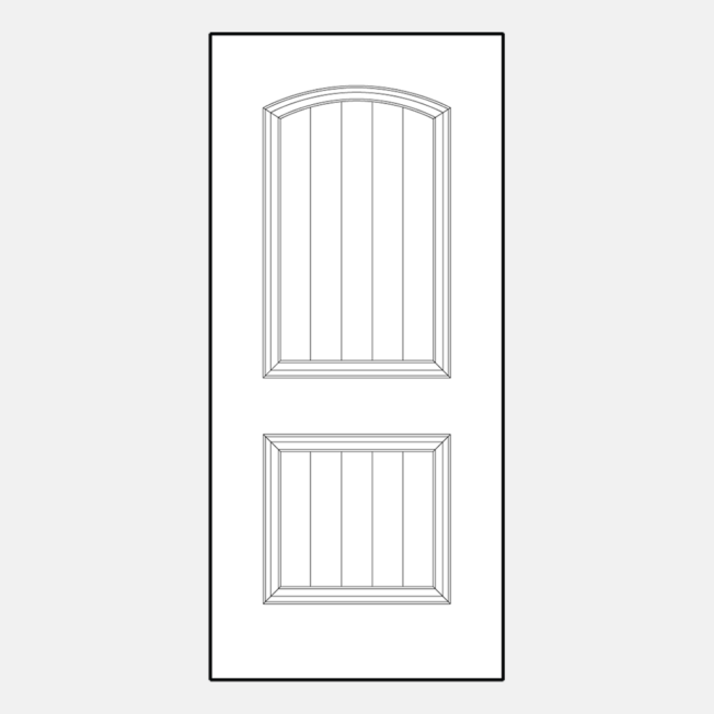 {ProVia entrance door style 002CP-437, example of craftsman style front doors}