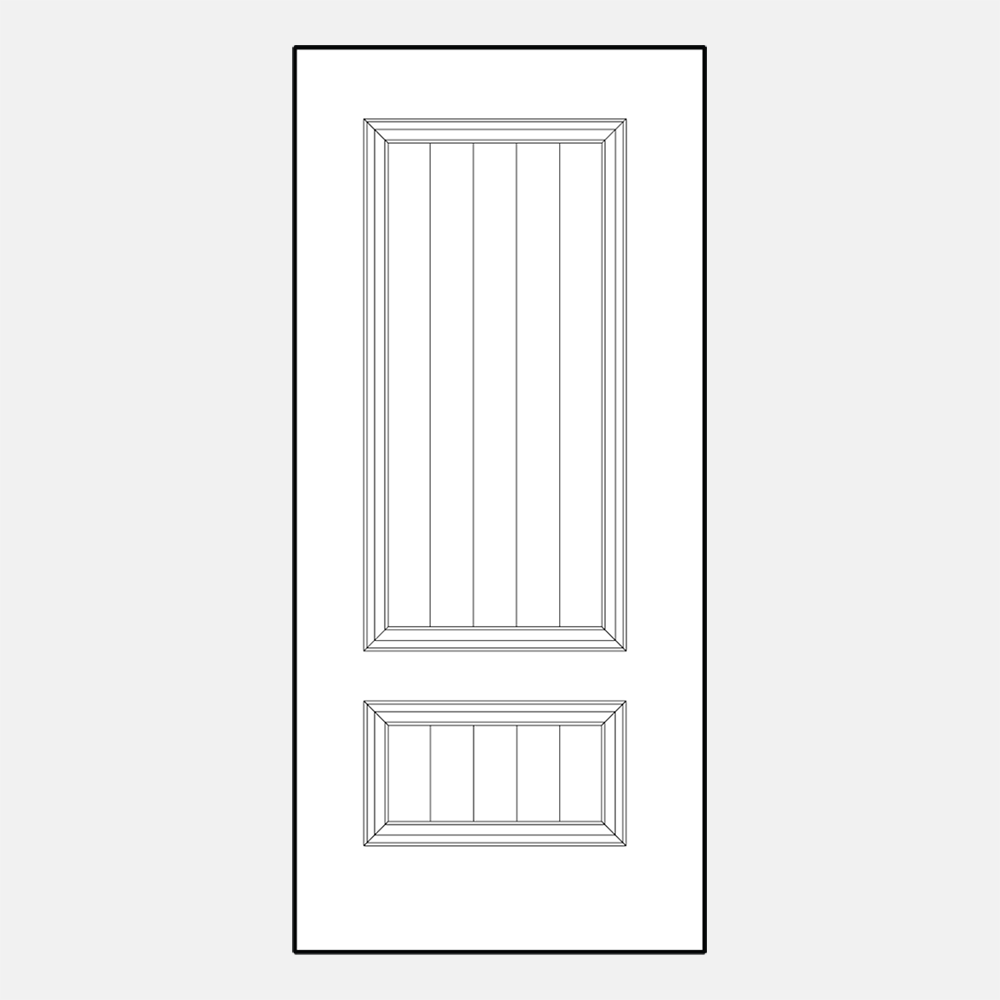 ProVia entry door style 002P-440, example of craftsman style front doors
