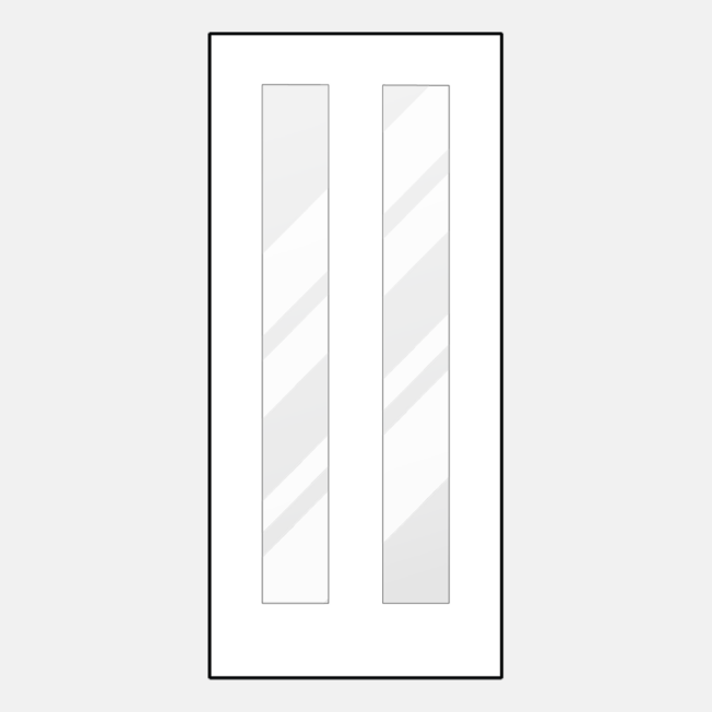 {Line art of ProVia entry door style 112}