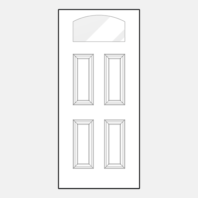 {ProVia colonial style front doors: entry door style 419}