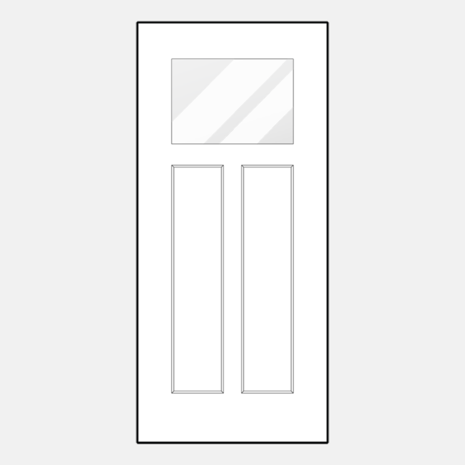 ProVia entrance door style 420, example of craftsman style front doors
