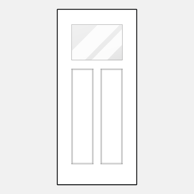 {ProVia entrance door style 420, example of craftsman style front doors}