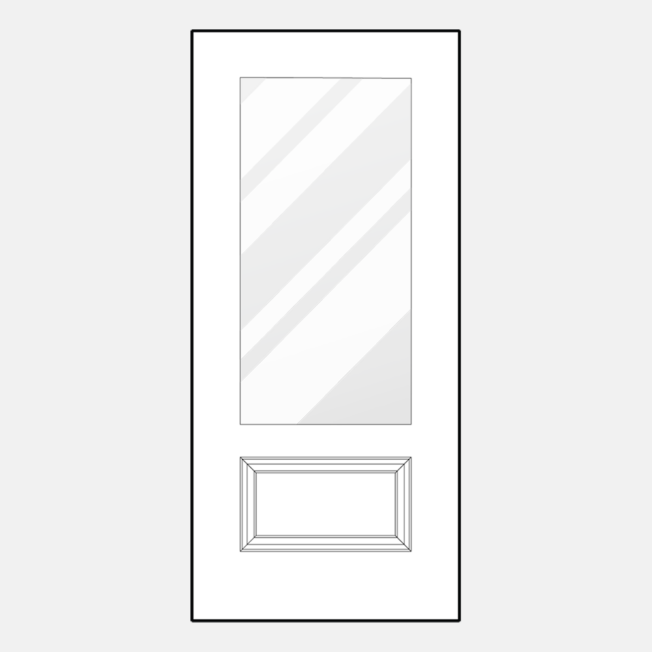 {ProVia colonial style front doors: entry door style 440-1P}