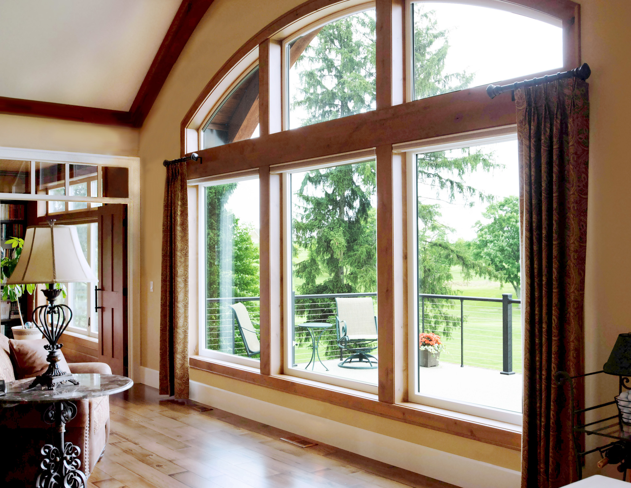 Aeris™ Picture and Casement Windows in a Great Room