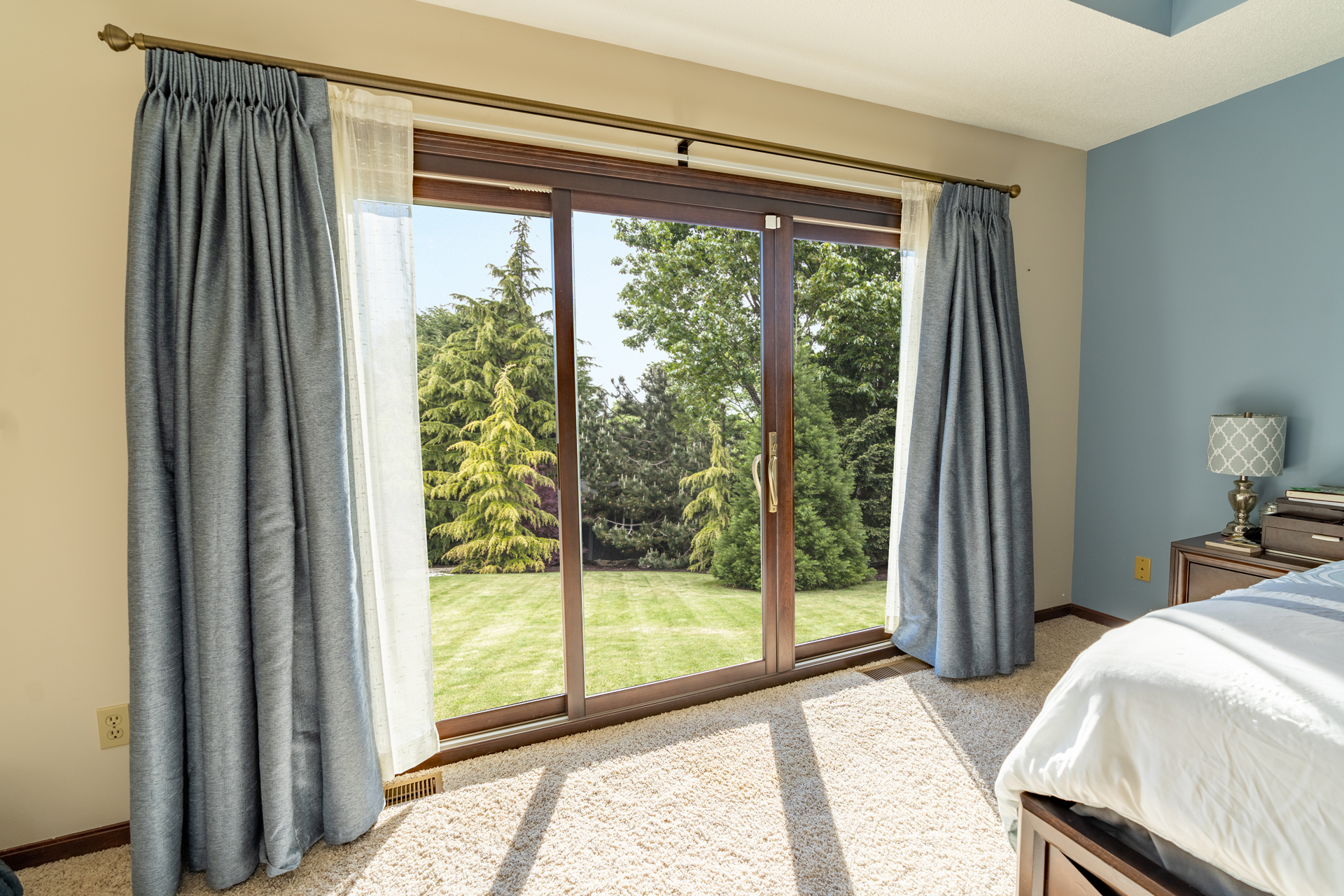 Aeris™ Cherry Sliding Patio Door in Hazelnut
