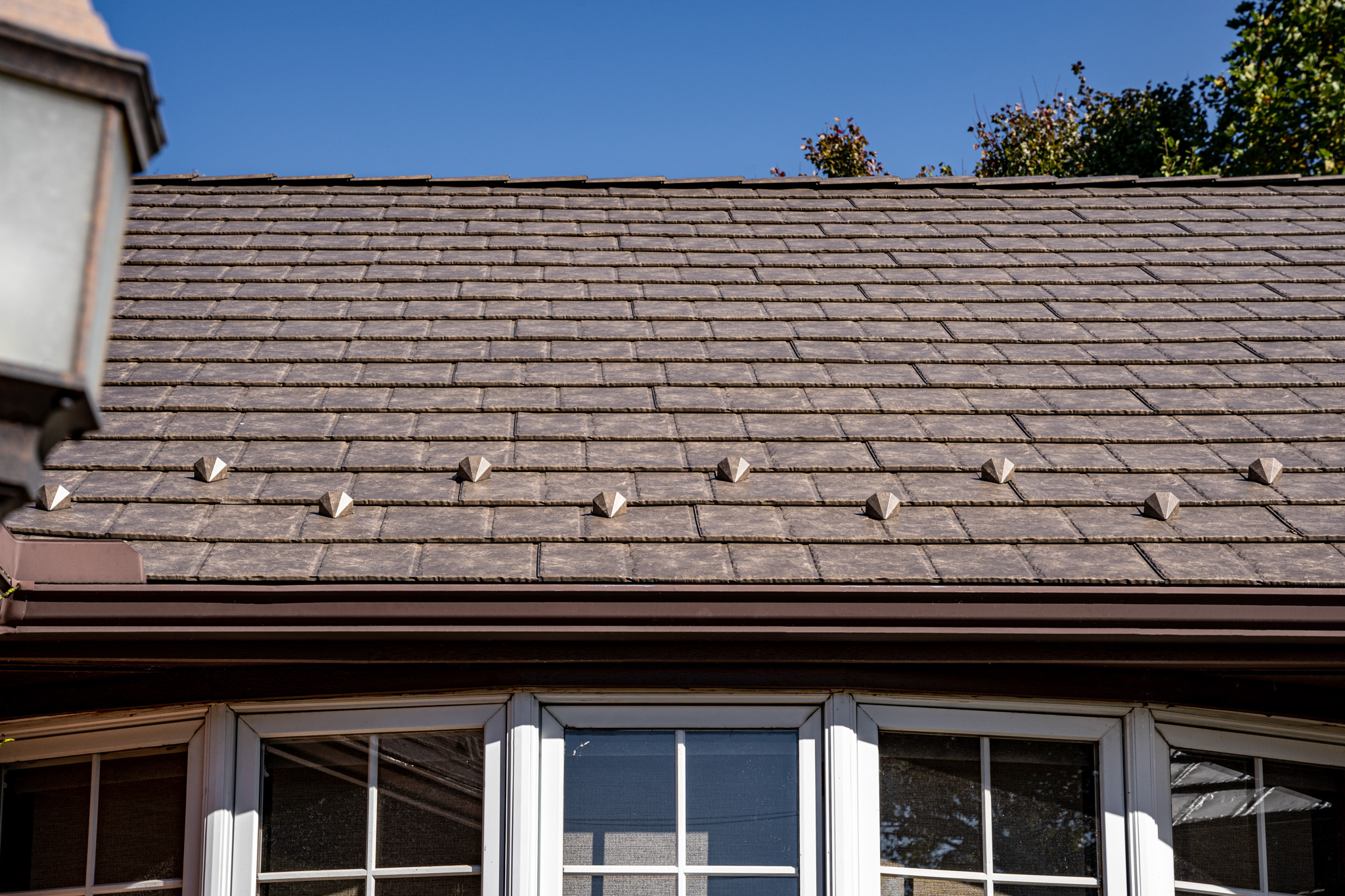 Lodgestone Slate Metal Roofing Closeup