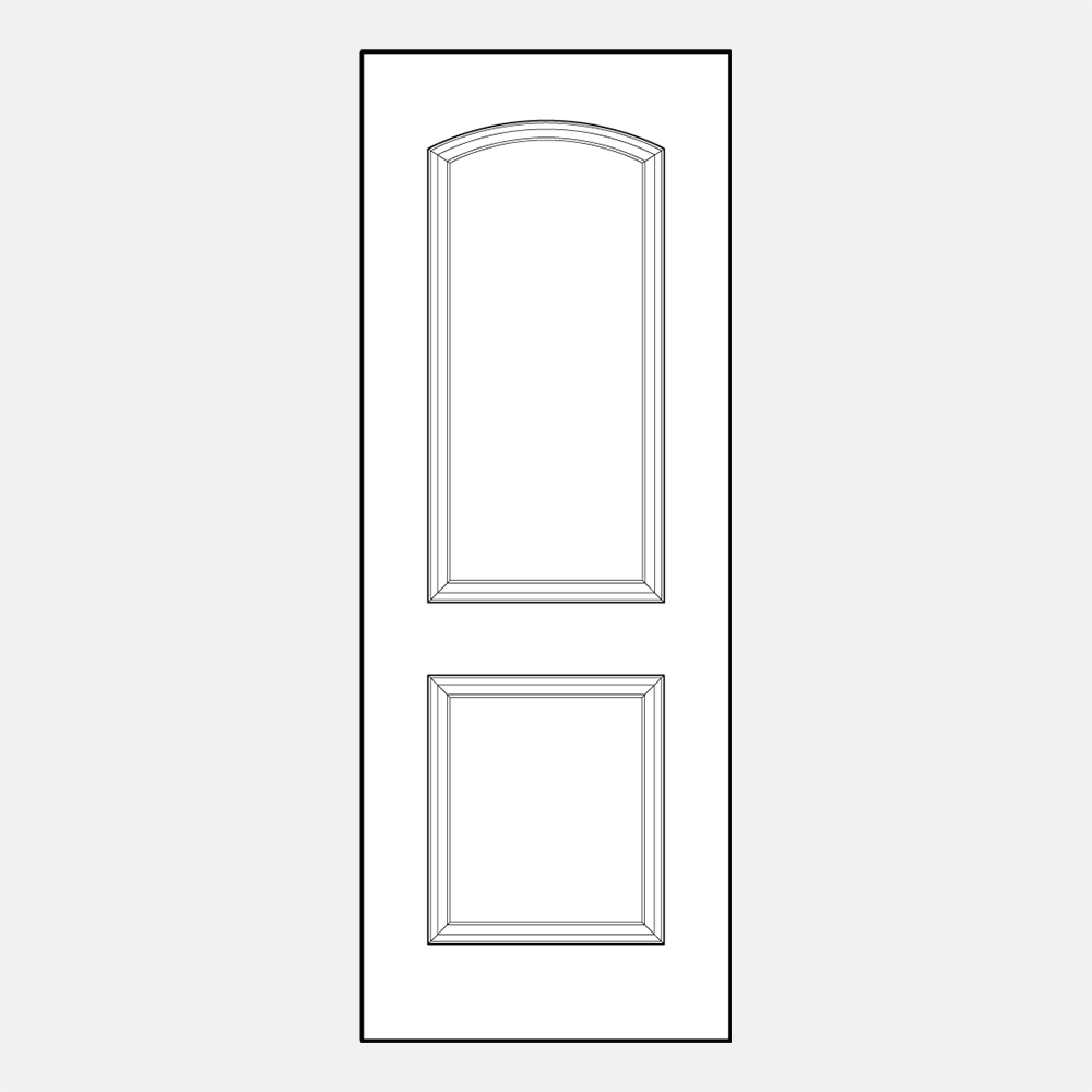 002C-437 8′ Entry Door Style