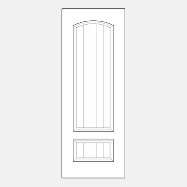 {ProVia 8-foot entry door style 002CP-449, example of craftsman style front doors}
