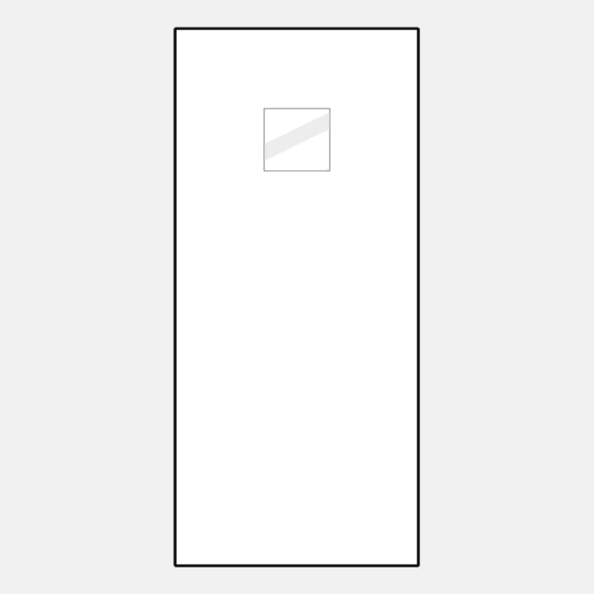 {Line drawing of a ProVia 101DC entry door style}