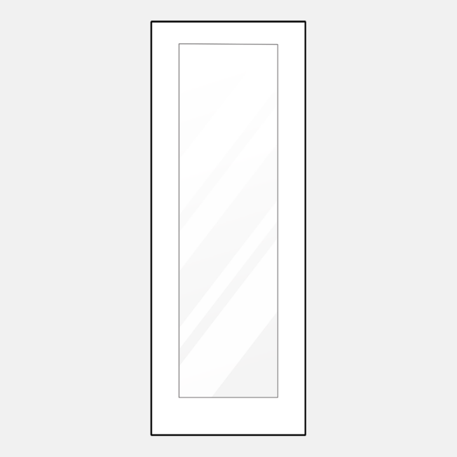 {Illustration of ProVia 8-foot entry door style 460, which is also a popular option for exterior French doors}
