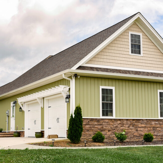 {8" board and batten,  board and batten siding, board and batten vinyl siding in Sage}