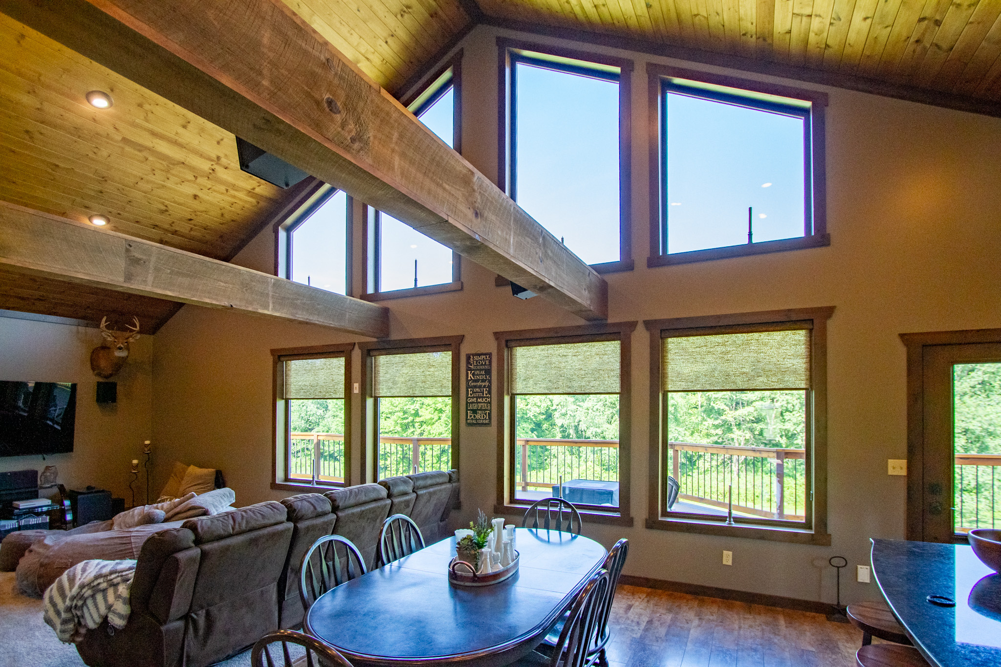 Aeris™ Shaped Windows in Almond