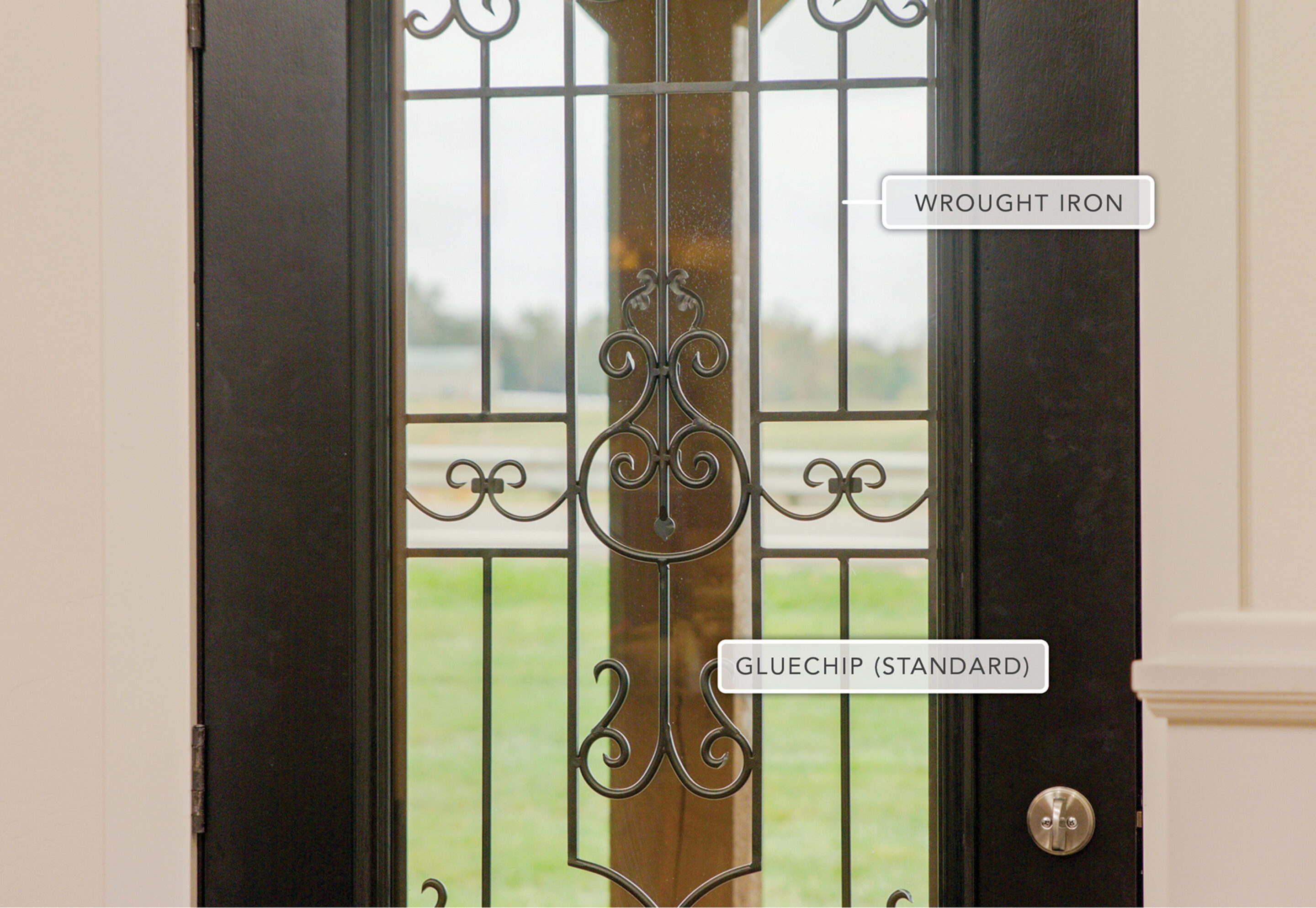 {Barcelona Decorative Glass Detail}