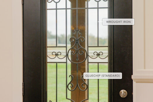 {Barcelona Wrought Iron Glass Design}