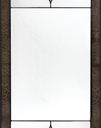 {Isolated view of ProVia Carlisle Art Glass doors option}
