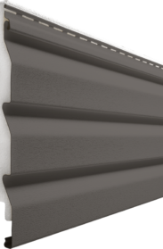 Isolated Image of a piece of ProVia® CedarMAX® Triple 4-Inch Insulated Vinyl Siding in Timberline