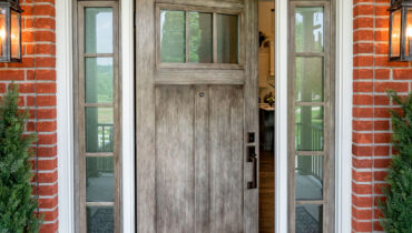 {Signet® Fir 420DS Entry Door in Natural Leather}