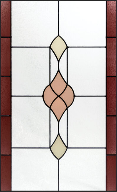 {Isolated view of ProVia Eclipse Art Glass doors option}