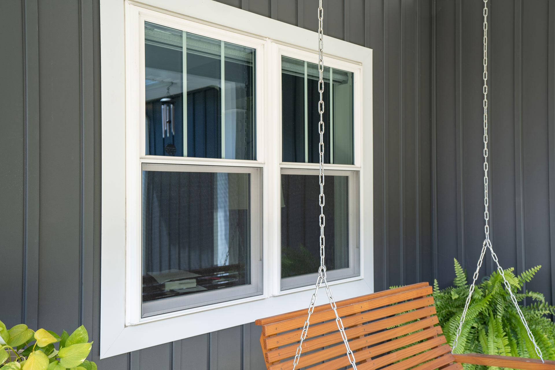 Endure™ Double Hung Windows in White with Grids