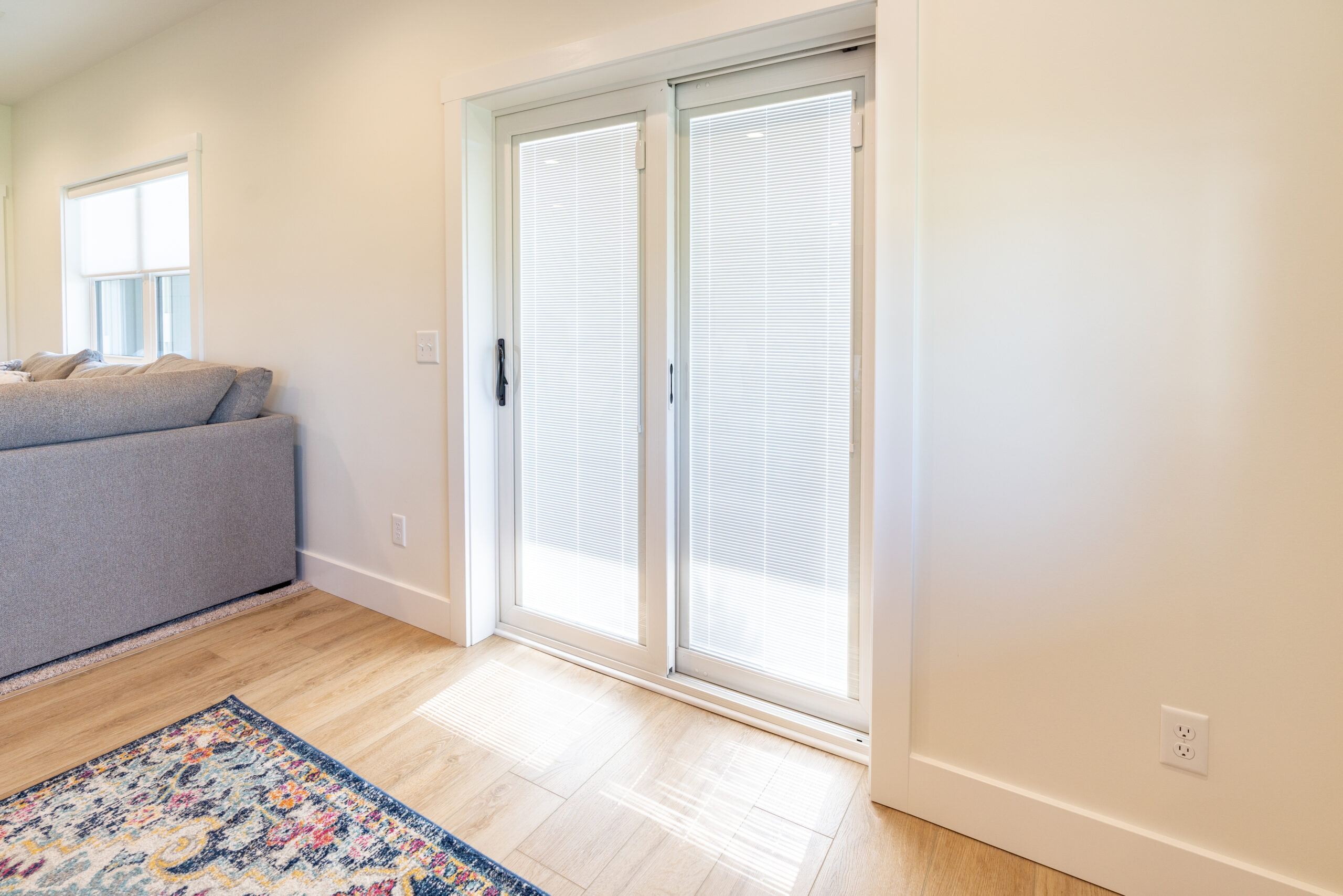Endure™ Sliding Patio Door in White with Internal Blinds