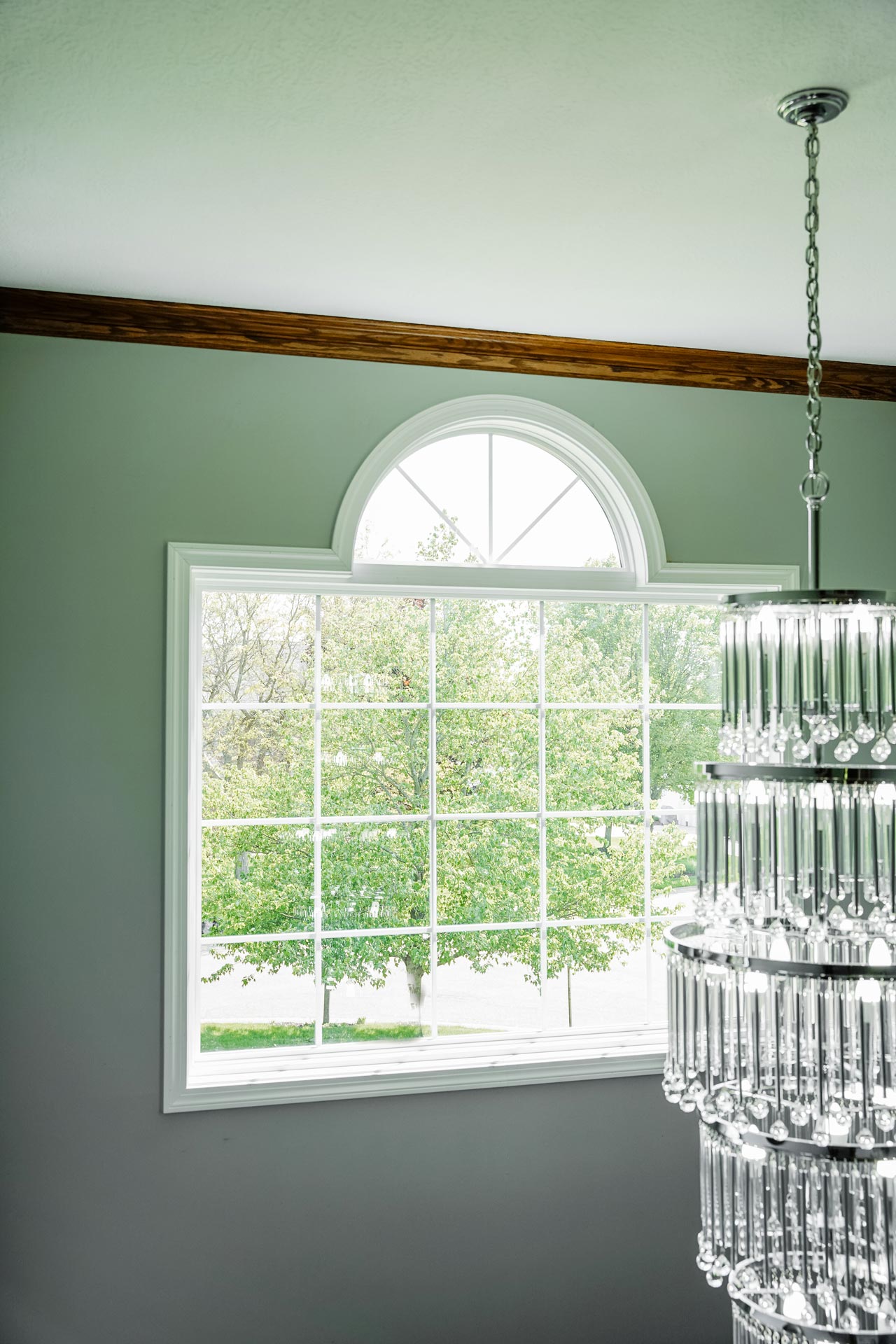 Endure™ Picture and Shaped Windows in White with Colonial Grids