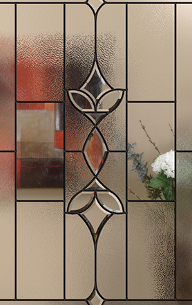 {Esmond decorative front door glass or glass for decorative windows}