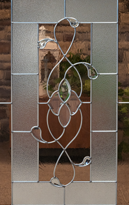 {Essence decorative front door glass or glass for decorative windows}