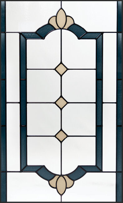Isolated view of ProVia Florence Art Glass for doors