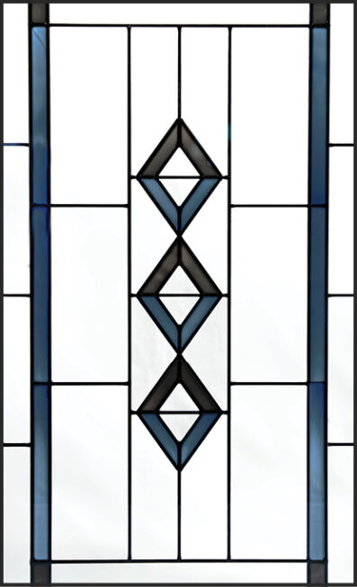 Isolated image of the ProVia® Art Glass style named Gemstone, which can be used in ProVia doors and windows
