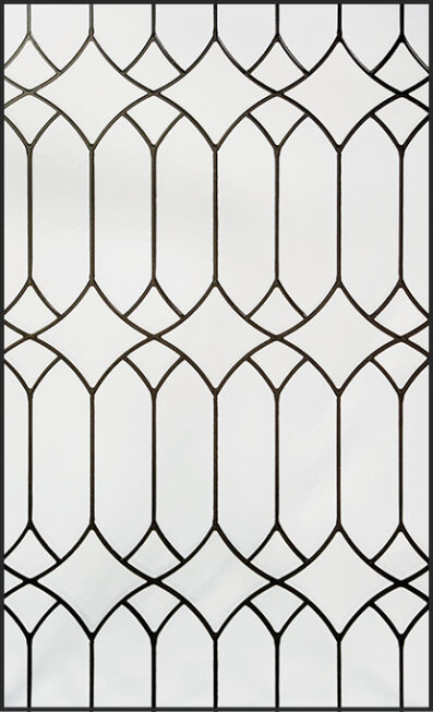 {Isolated view of ProVia Imperial Art Glass doors option}