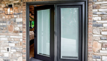 {Legacy™ 460 Hinged Patio Door in Rustic Bronze}