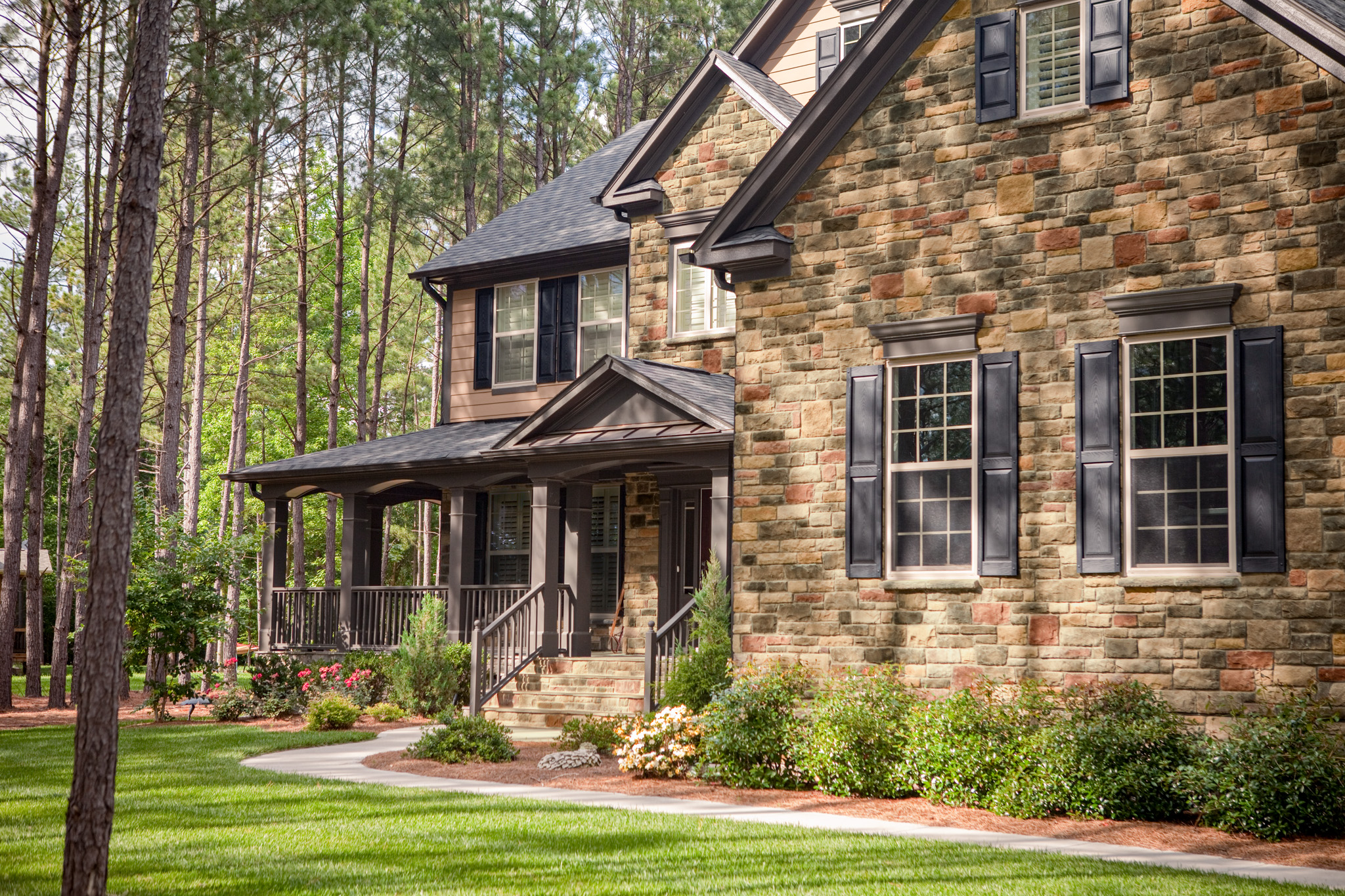 Limestone Allegheny Manufactured Stone Exterior