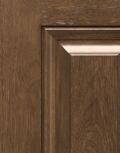 {Mahogany woodgrain skin for Embarq and Signet fiberglass entry doors}
