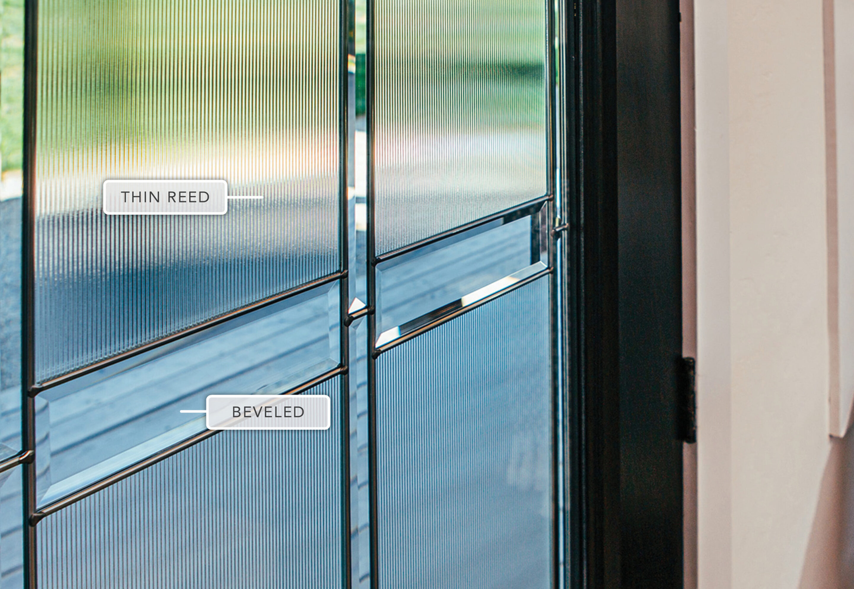 {Mirage Decorative Glass Detail}