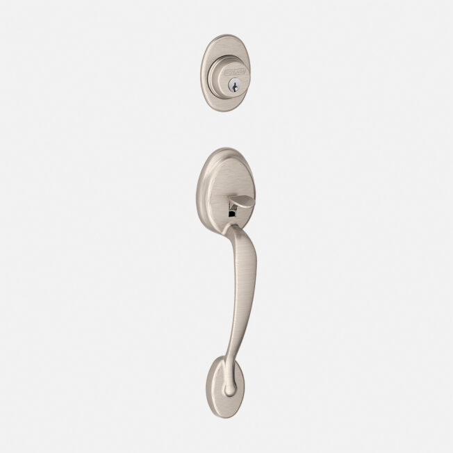 {Schlage® Plymouth in Satin Nickel}