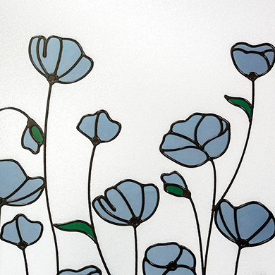 Poppy Art Glass