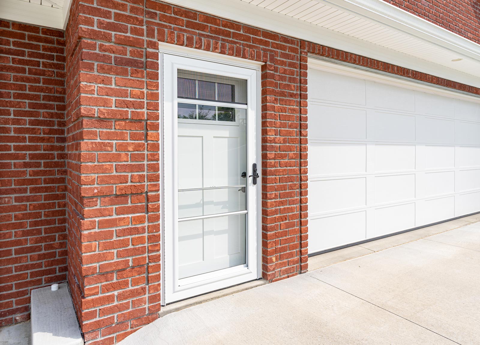 Spectrum™ Storm Door in Snow Mist White