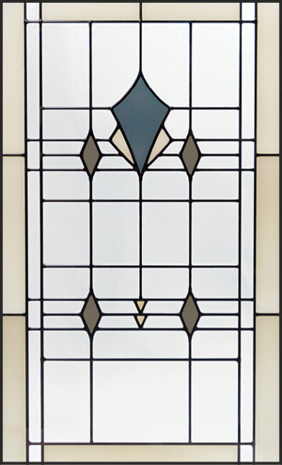 Isolated image of the ProVia® Art Glass style named Tranquility, which can be used in ProVia doors and windows