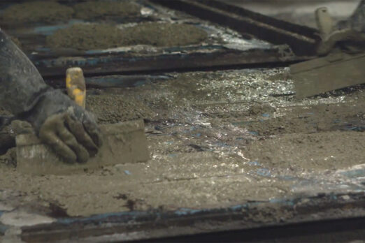 {Unveiling the Process: Turning Concrete into Natural-looking Stone}