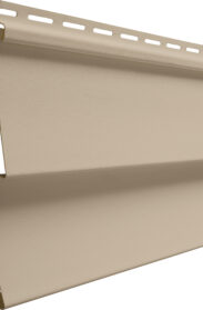 {Ultra vinyl clapboard siding in the color Sandalwood}