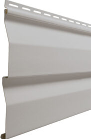 {Ultra vinyl Dutch lap siding in the color Gray}