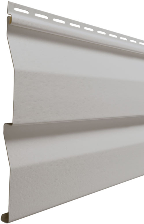 Ultra vinyl Dutch lap siding in the color Gray