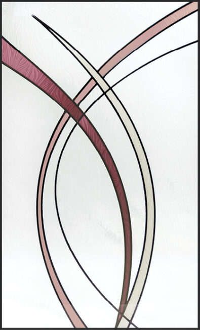 {Isolated view of ProVia Versa Art Glass doors option}