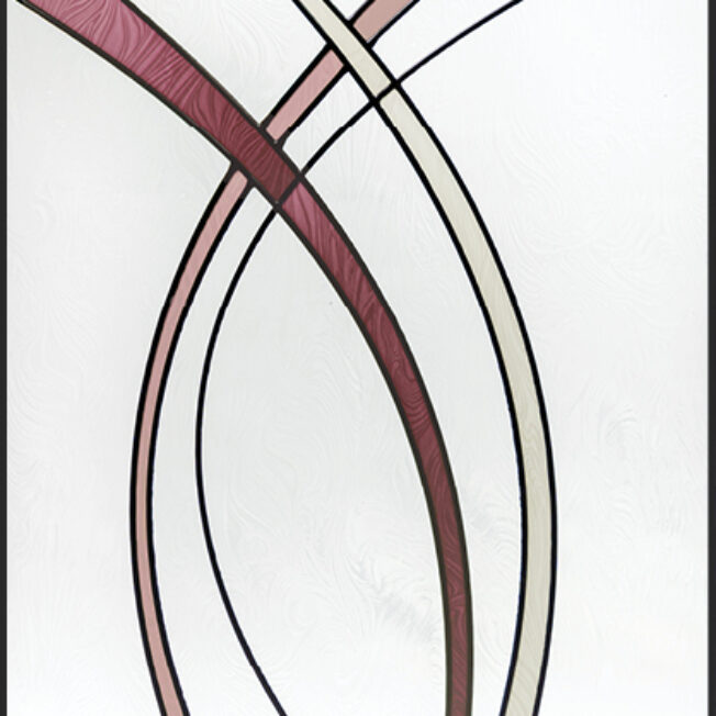 {Isolated view of ProVia Versa Art Glass doors option}