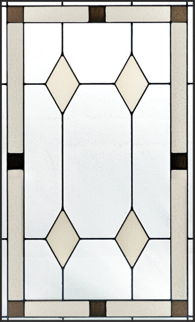 {Isolated view of ProVia Vintage Art Glass doors option}