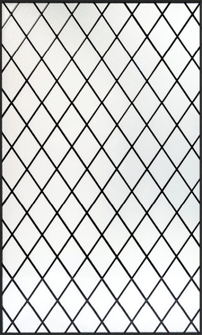 {Westin Art Glass, which pairs nicely with Tudor-style front doors and Tudor window styles}