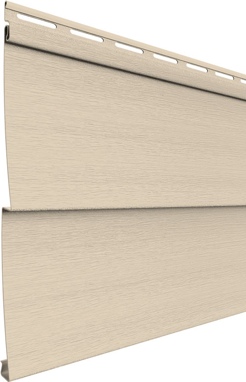 Willowbrook house siding, example of vinyl clapboard siding, in the color Chateau
