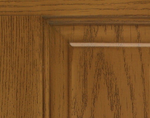 {Closeup example of a Legacy steel door with woodgrain texture}